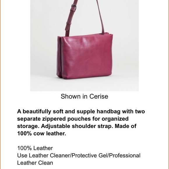 Elk Gronholt Pouch Bag in cherise/magenta - Picture 3 of 8